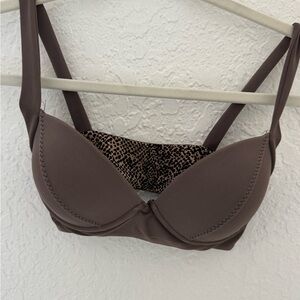 Acacia Swimwear Cocoa Bra , bandeau and bottoms
